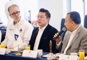 Dip. Cuauhtli Fernando Badillo Moreno reunión con CANACO.